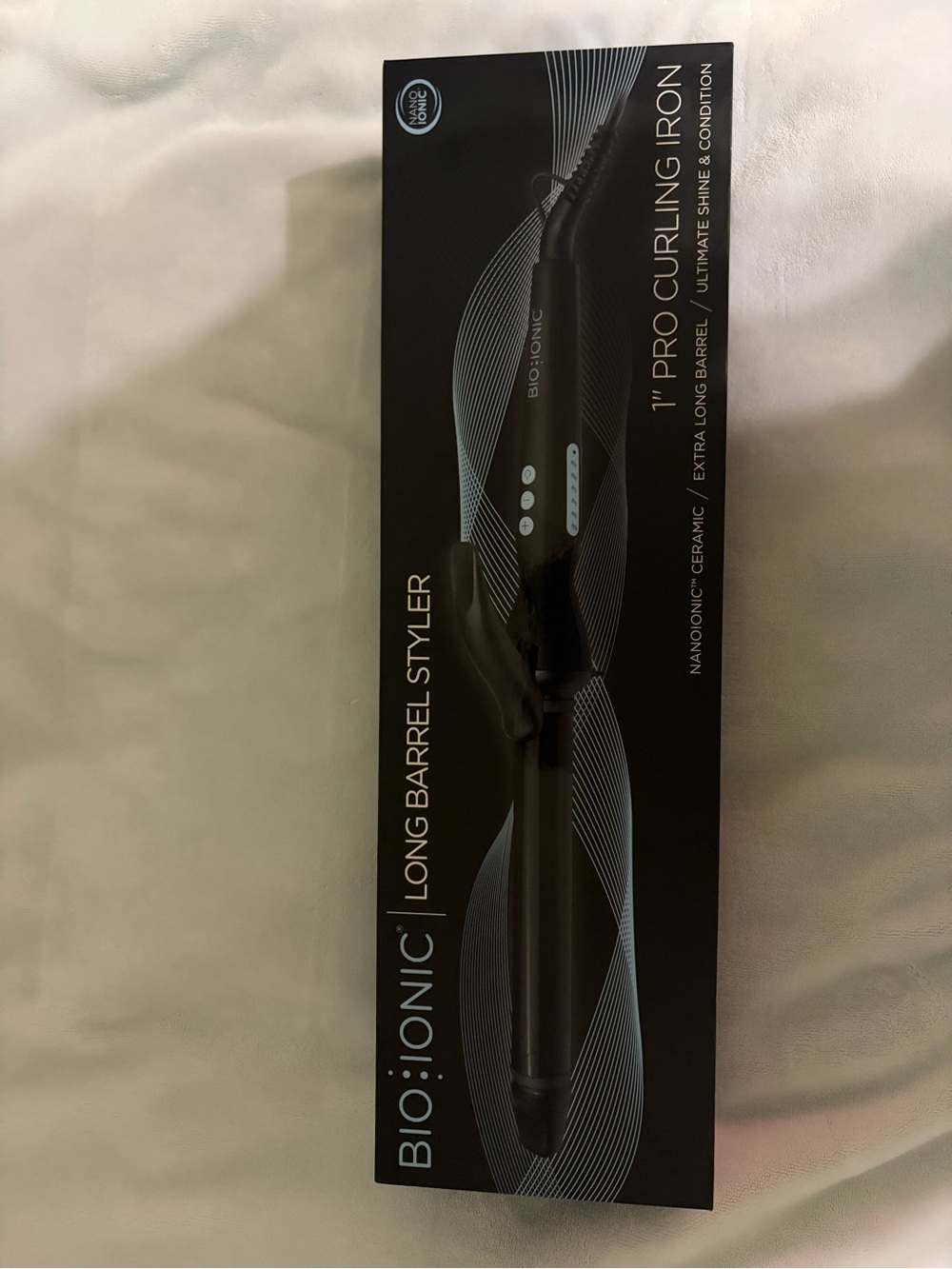 Bio Ionic 1" Pro Curling Iron - Black